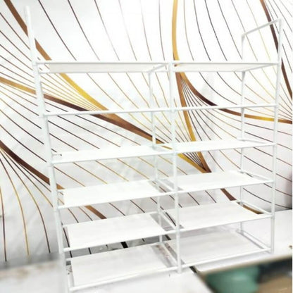 Metal double row shoe rack - 5 layer