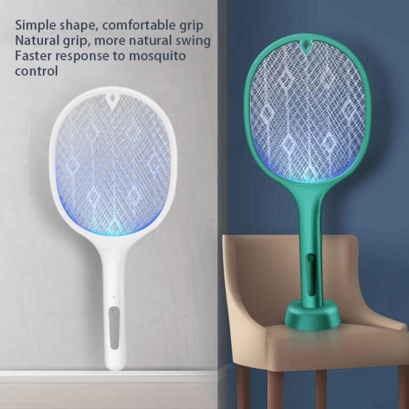 2 in 1 rechargeable usb mini mosquito swatter