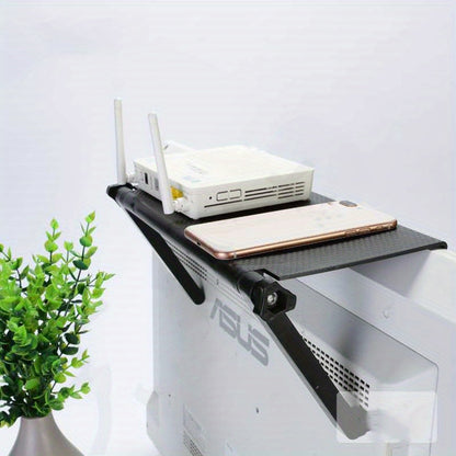 Tv signal router storage rack