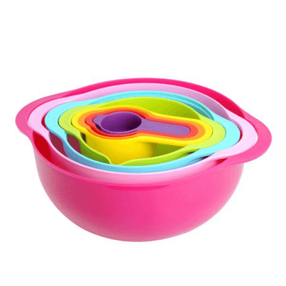 Baking mixing bowl set