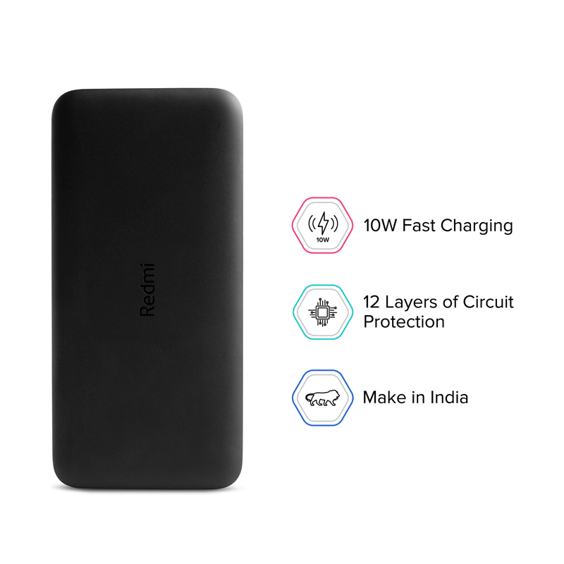 Redmi power bank 10000 mah black