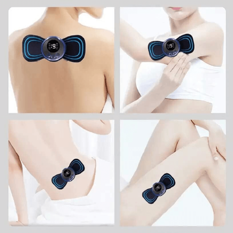 Portable mini electric neck back body massager