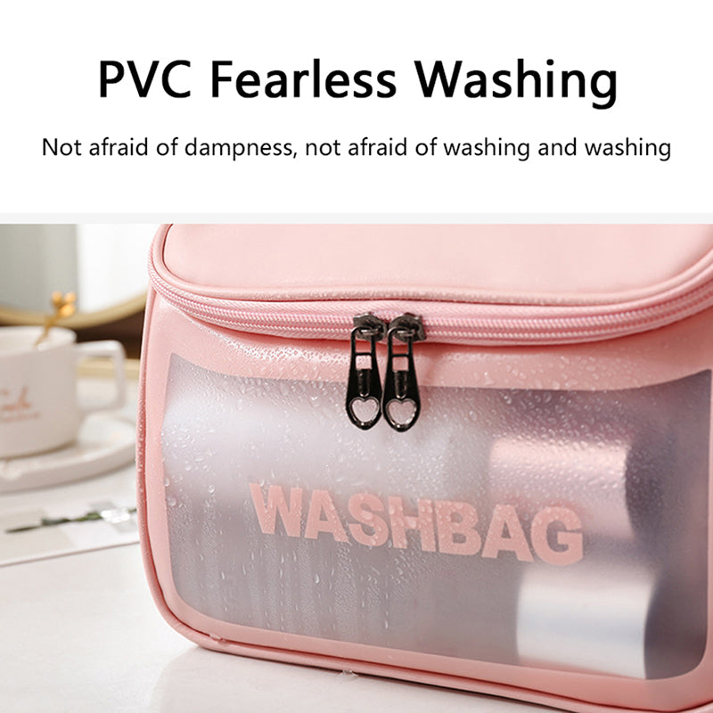 Water proof travel cosmetic washbag organizer