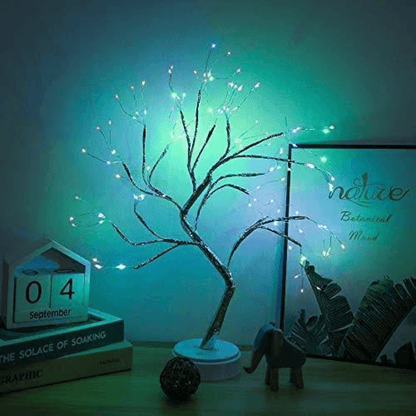 Fairy sparkly diy tree lamp with remote control