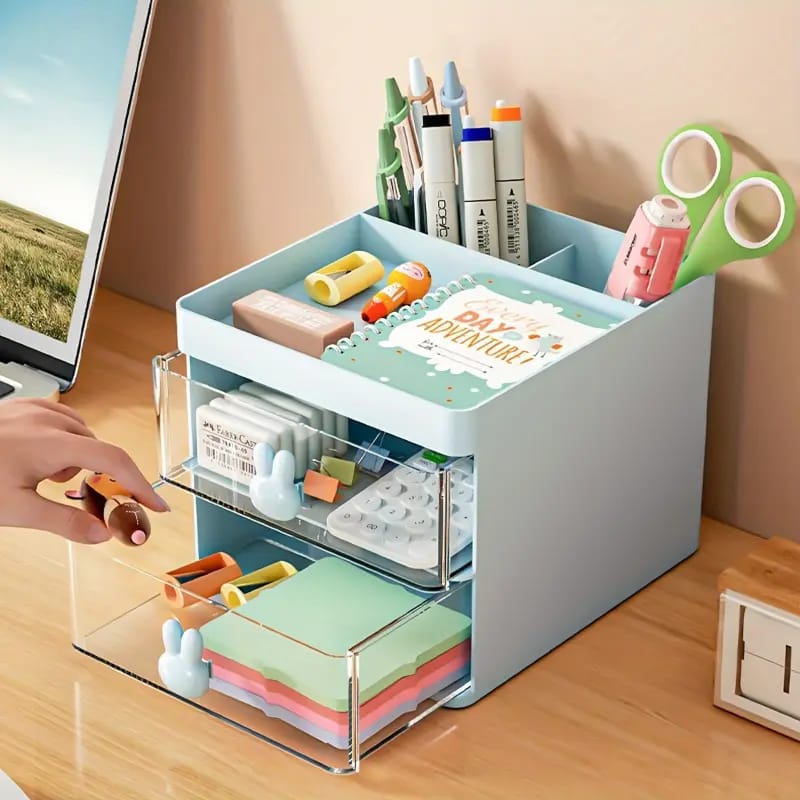 Cosmetic desktop storage box