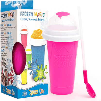 Frozen magic slushy maker cup