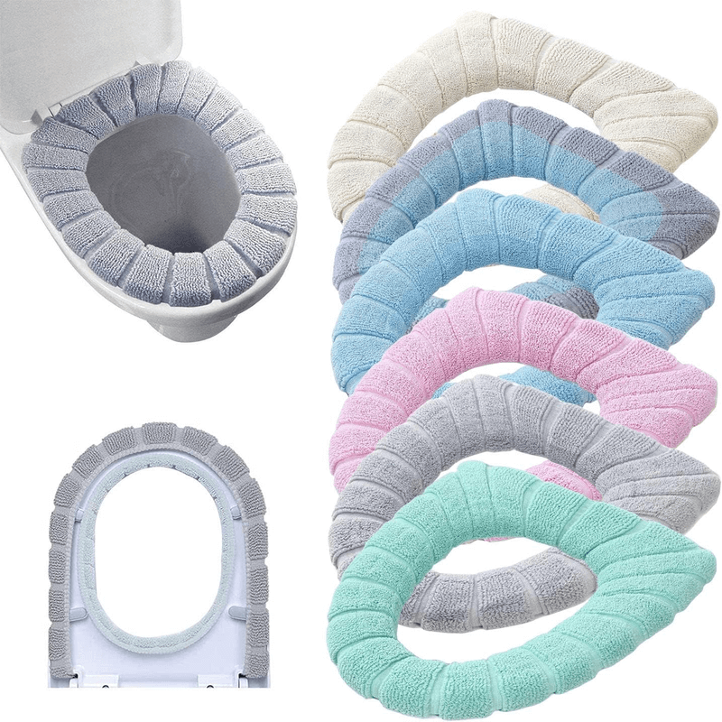 Cloth toilet seat cover pads