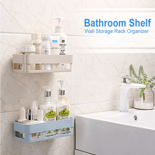 Multipurpose bathroom shelf wall holder storage rack