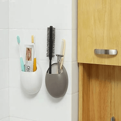 Bathroom toothbrush holder sink organizer