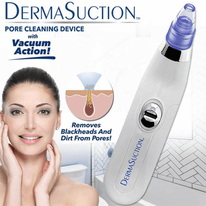 Derma suction cell operated black head remover