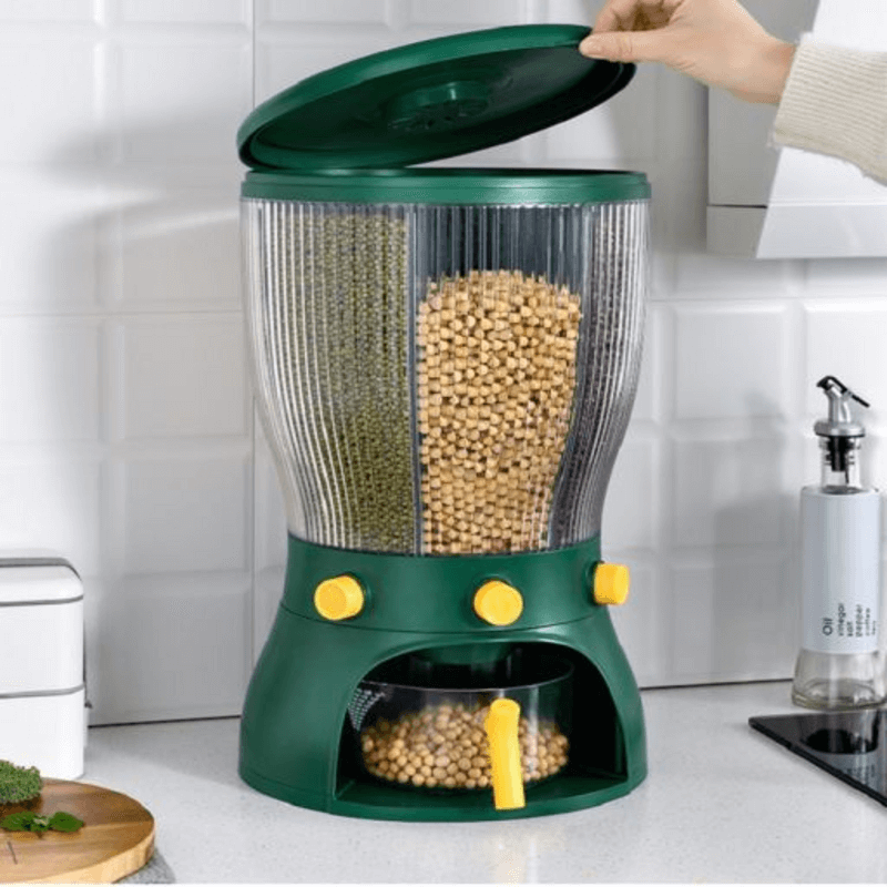 20kg multifunctional rotating food storage box