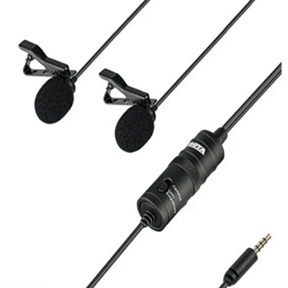 Boya by-m1dm dual lavalier universal microphone