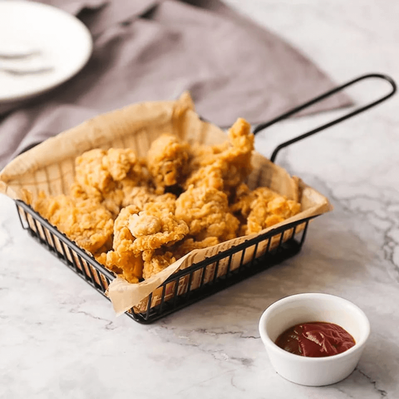 Big square fries bucket