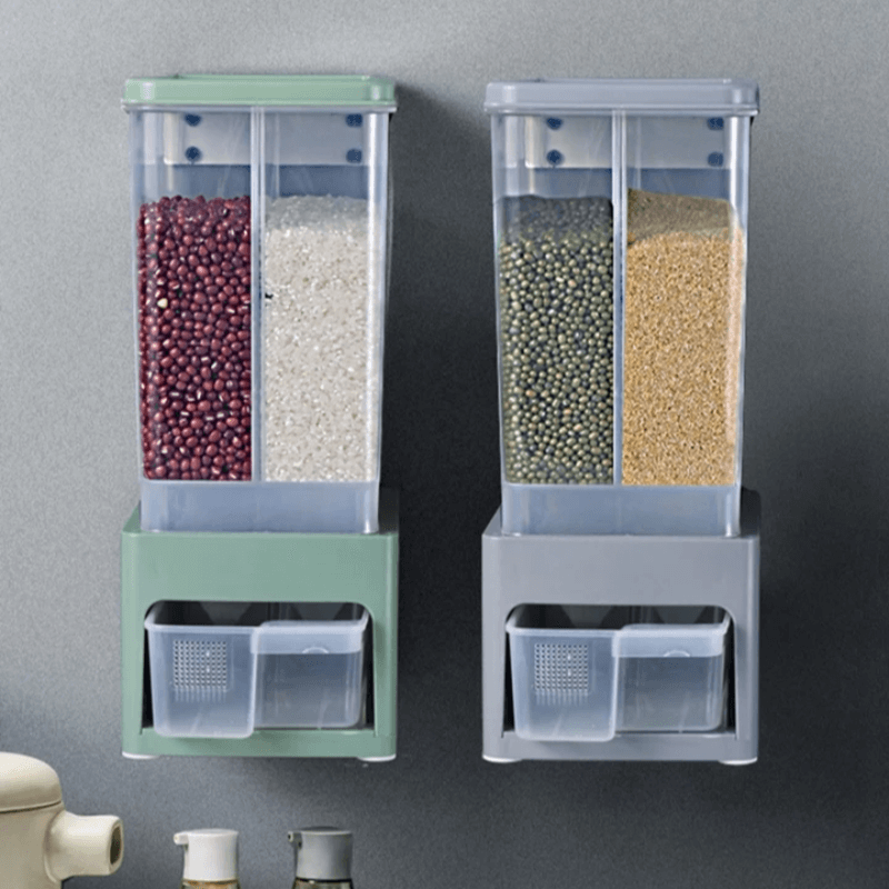 3kg 2 partition cereal dispenser