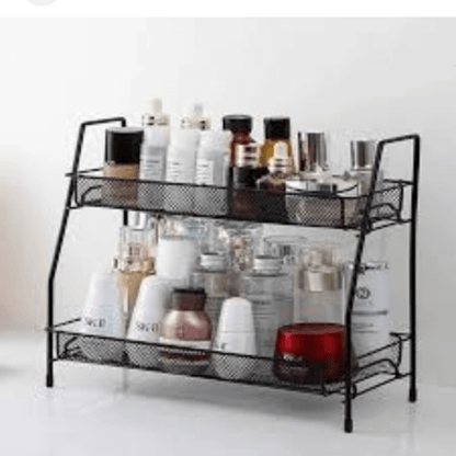 Kitchen portable modern storage 2 layer spice rack