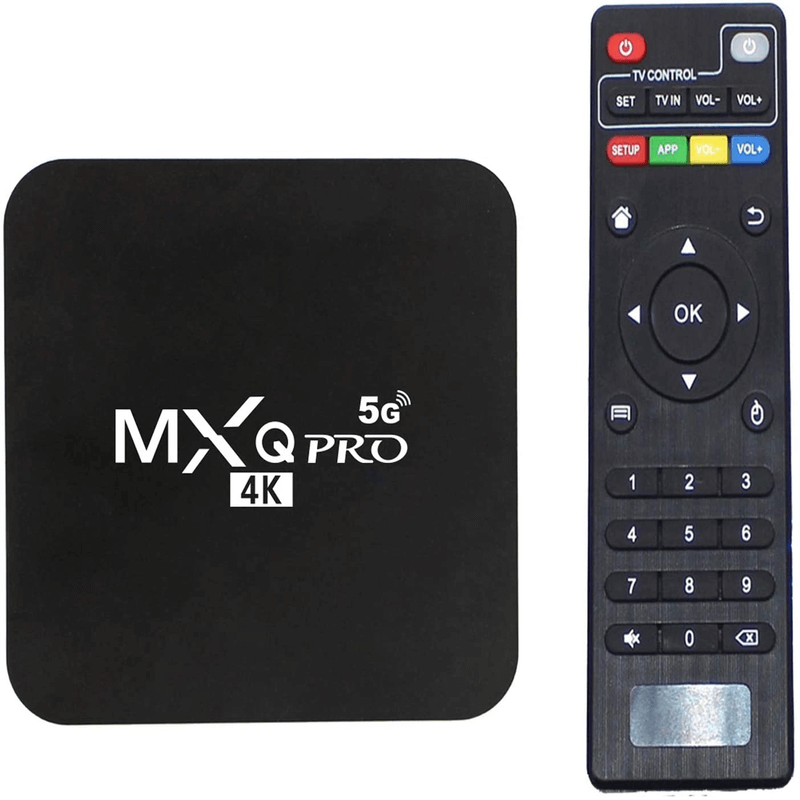 Mxq pro 4k tv box android 10.0 4k hdr ultra  wifi 4gb+64gb