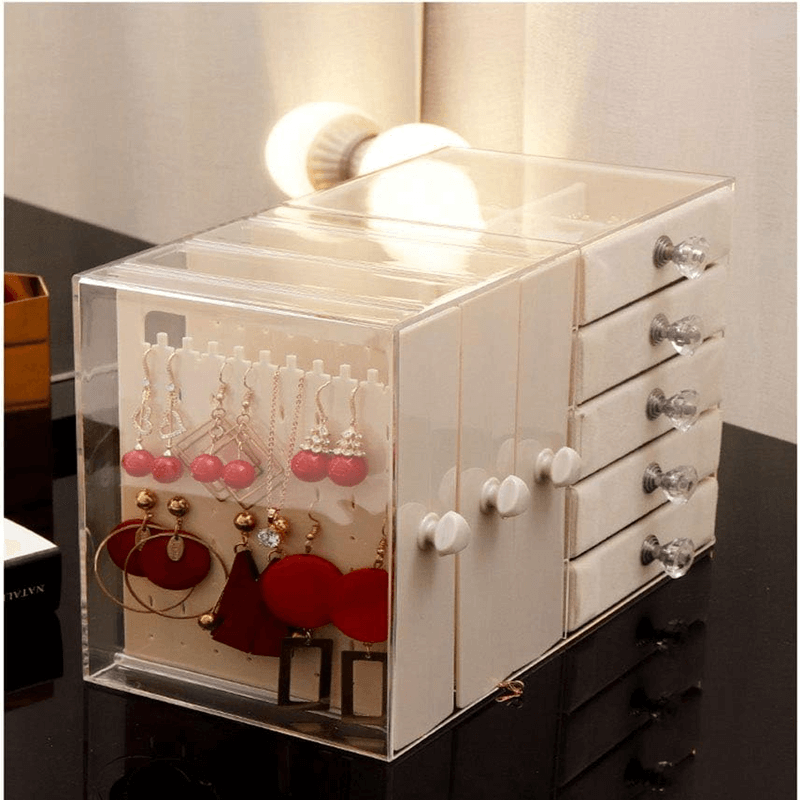 Acrylic 5+3 jewelry organizer