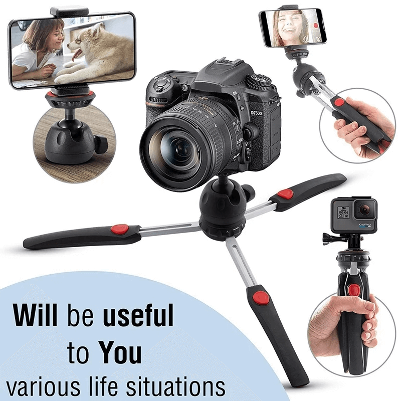 Neepho np-888 extendable mobile phone camera tripod with holder