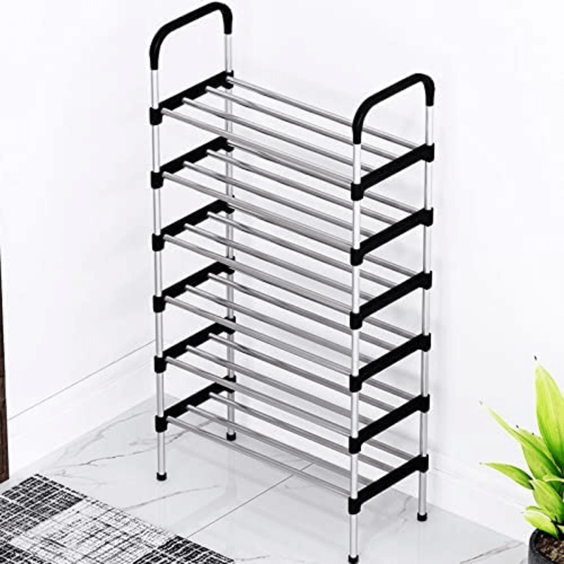 6 layer steel shoe rack organizer