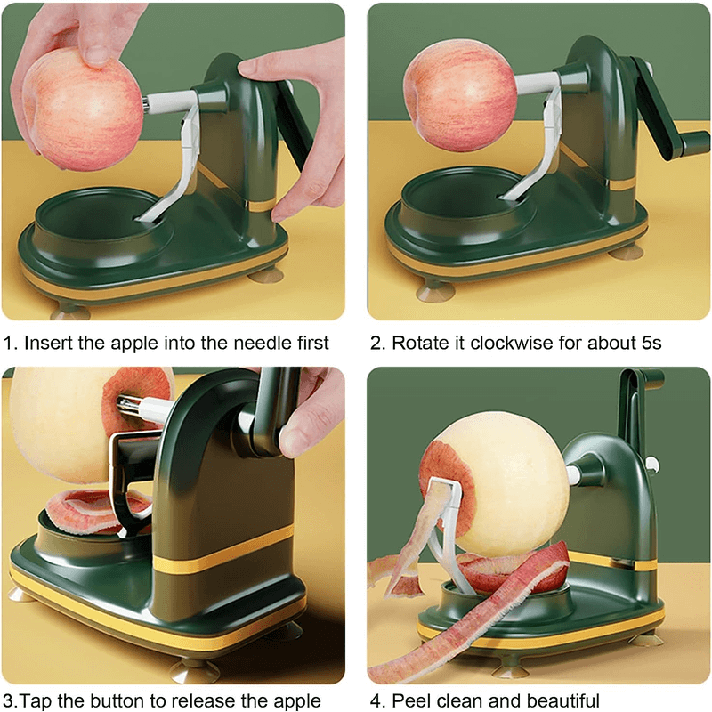 Manual rotatable apple pear peeling machine