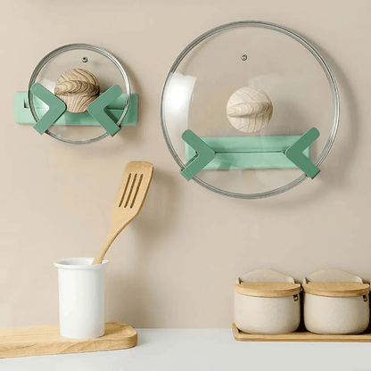 2 pcs wall-mounted pot lid holder