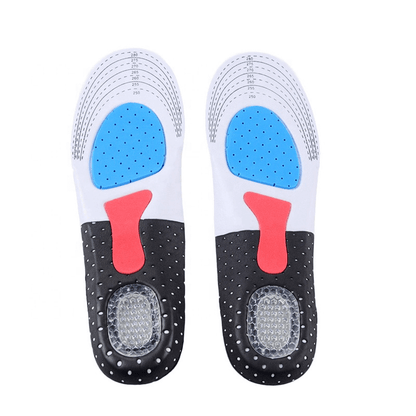 Silicone gel insoles orthotic arch support sport