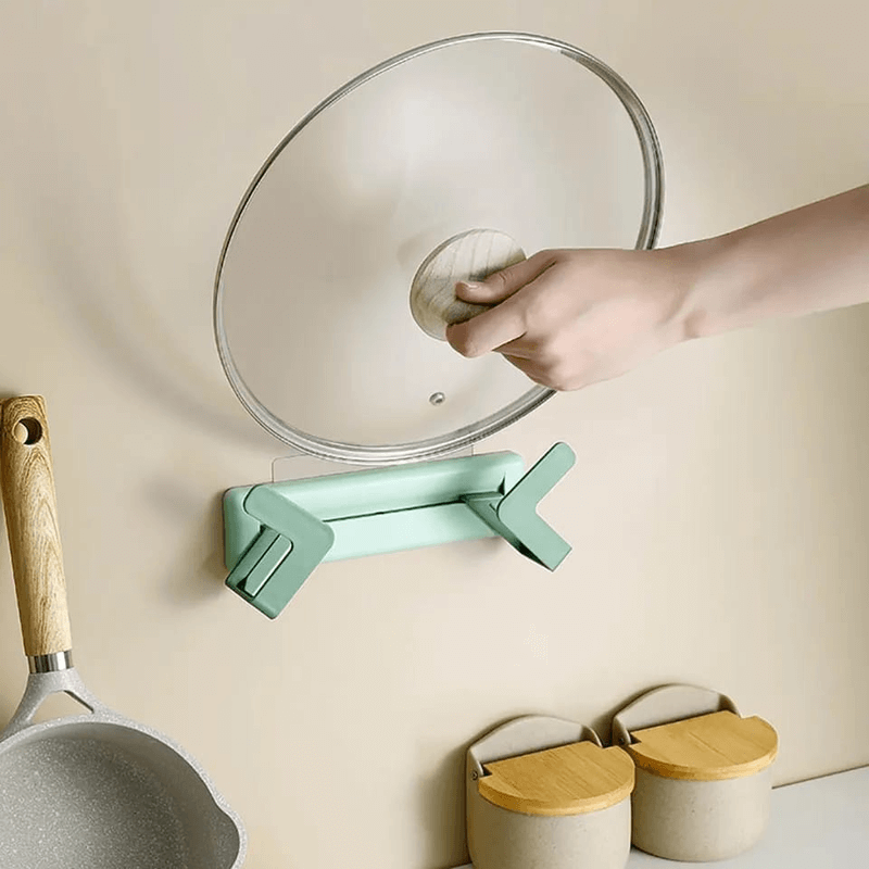 2 pcs wall-mounted pot lid holder