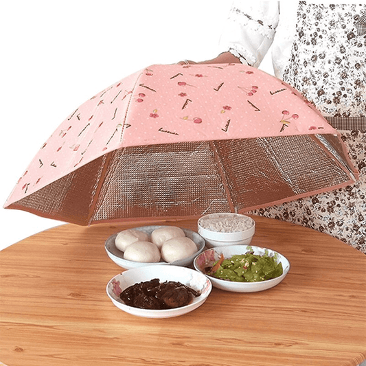 Foldable insulated food covers