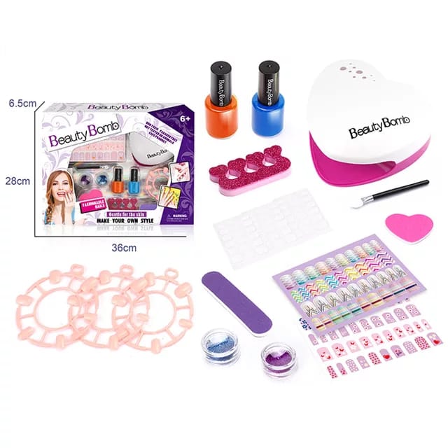 Battery operated baby nails saloon set