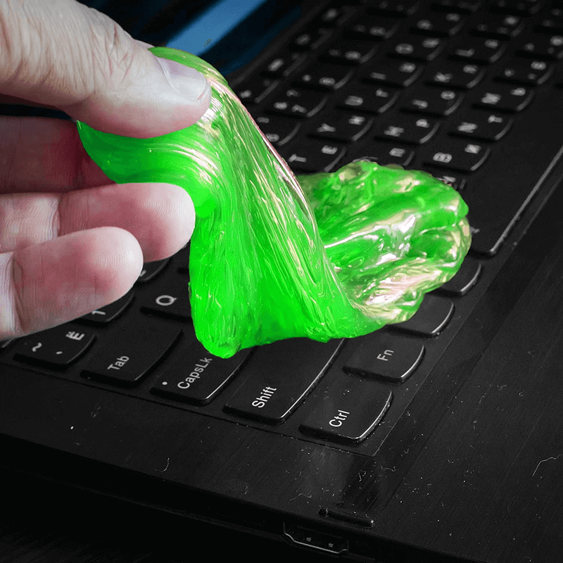 Pack of 4 reusable dust dirt keyboard cleaning putty for your pc