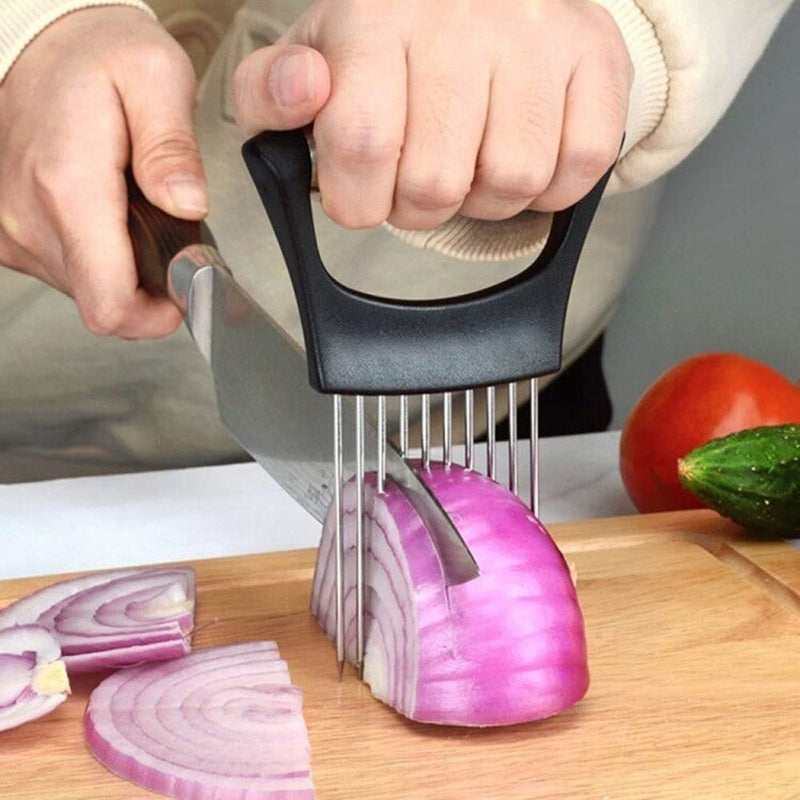 Slicer cutting aid holder