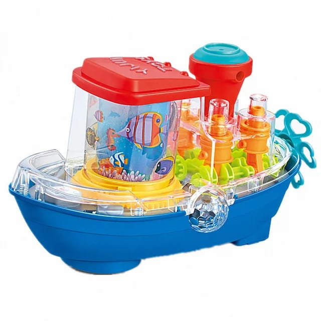 Battery operated ship with light sounds