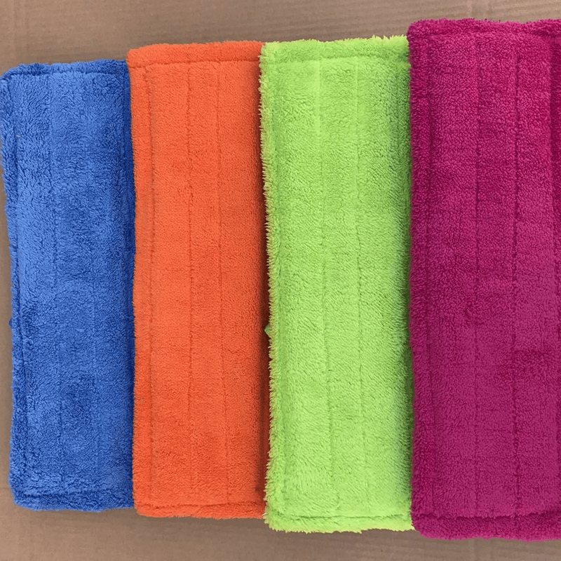 4 pcs home cleaning pad mop head coral velvet