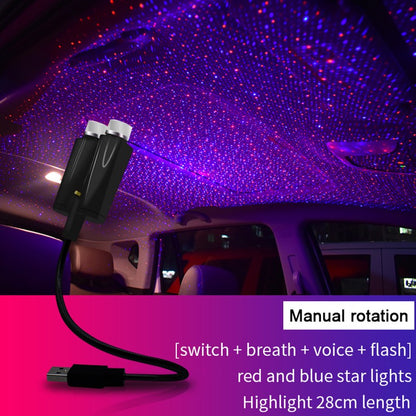 Usb car light projector