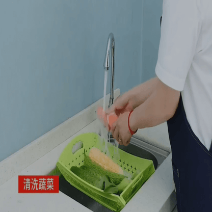 Nave foldable colander sink mat