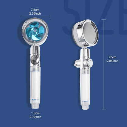 Hydro jet high pressure shower head