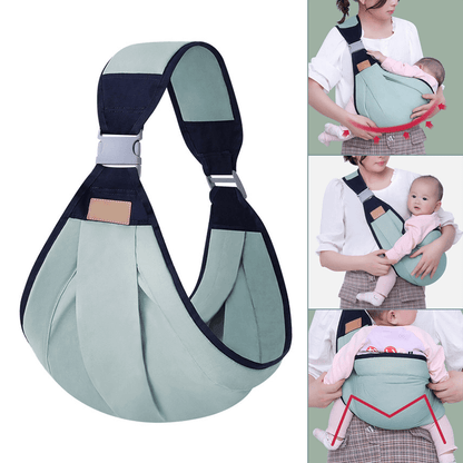 Ergonomic baby carrier sling wrap