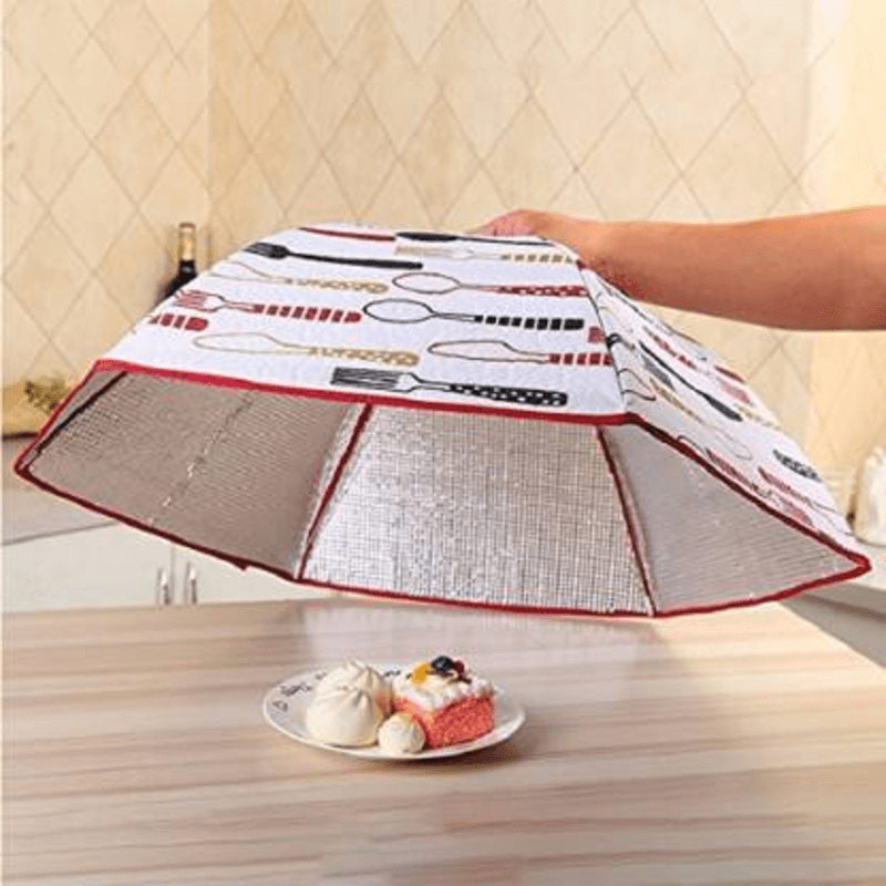 Foldable insulated food covers