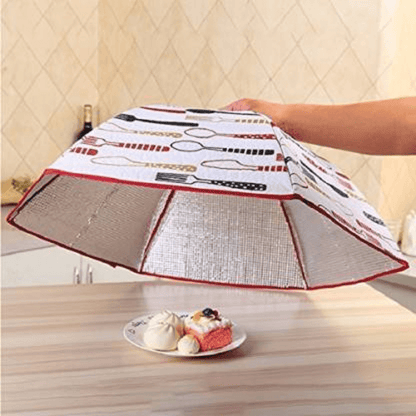 Foldable insulated food covers