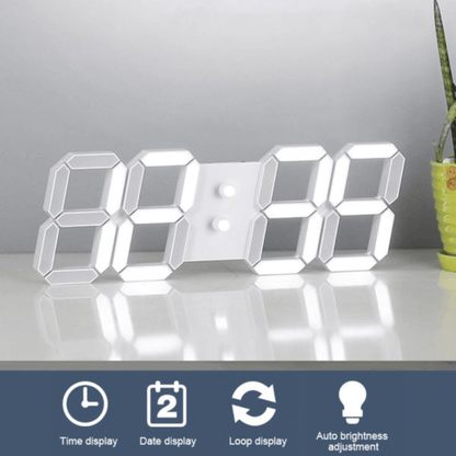 3d led electronic watch table modern digital alarm clocks