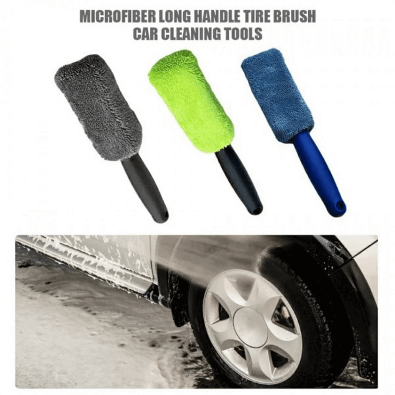 Cleaning brush for car rims