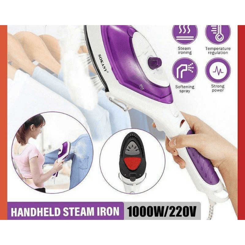 Sokany 888 portable garment steamer for home and travelling