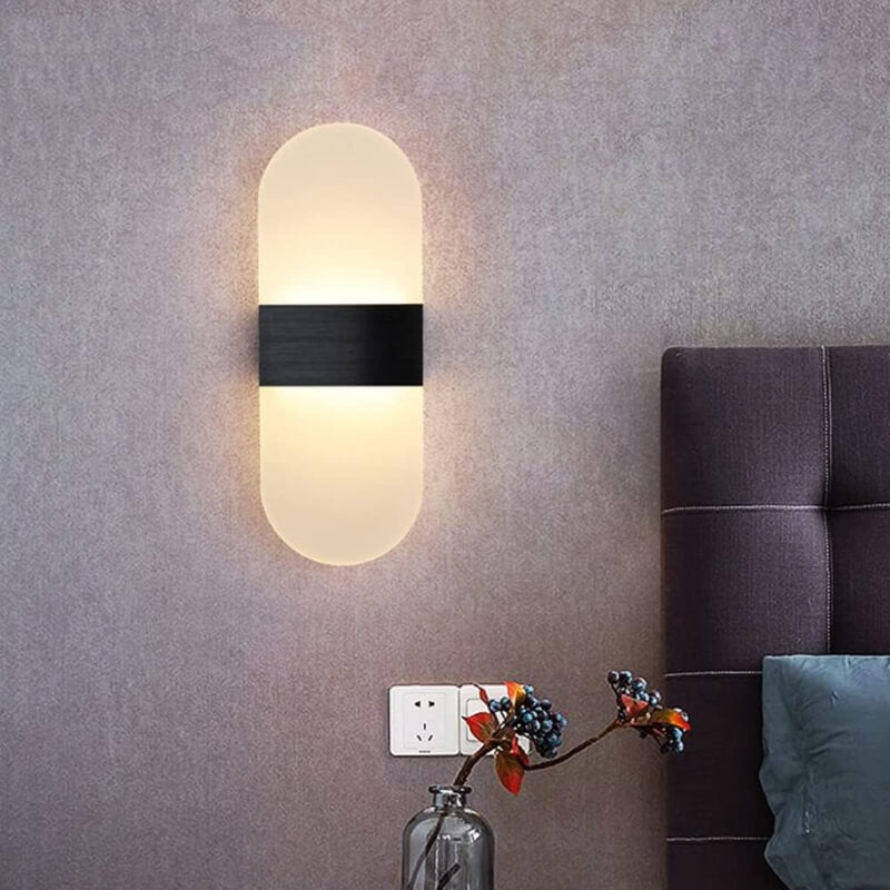 Led acrylic wall lamp