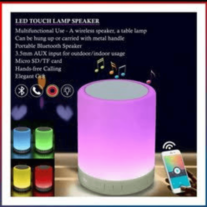 Bluetooth speaker bedside lamp