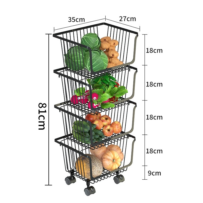 3 best quality basket vegetable and fruit rack