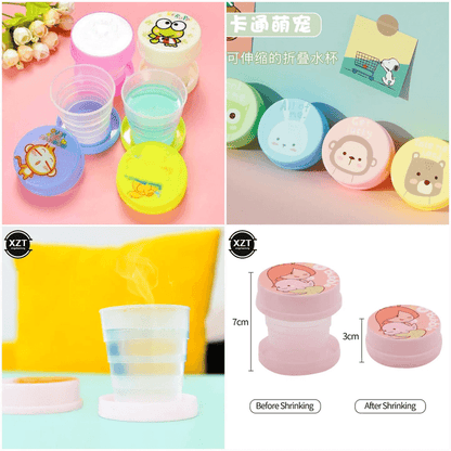 4 pcs kids foldable cups