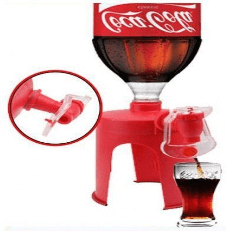 Cold drink dispenser stand with tap