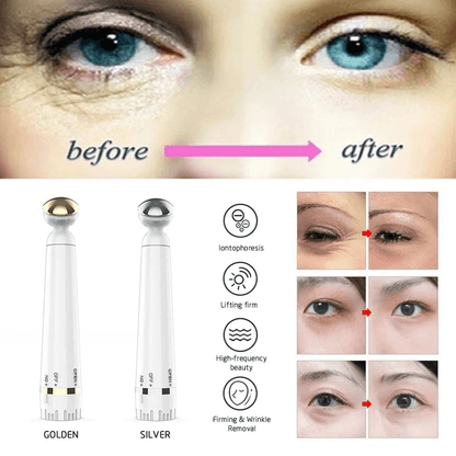 Mini electric eye massage pen device