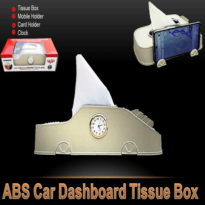 3-in-1 nonskid dashboard tissue box mobile holder card holder