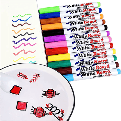 Magic marker 12 pcs set with spoon